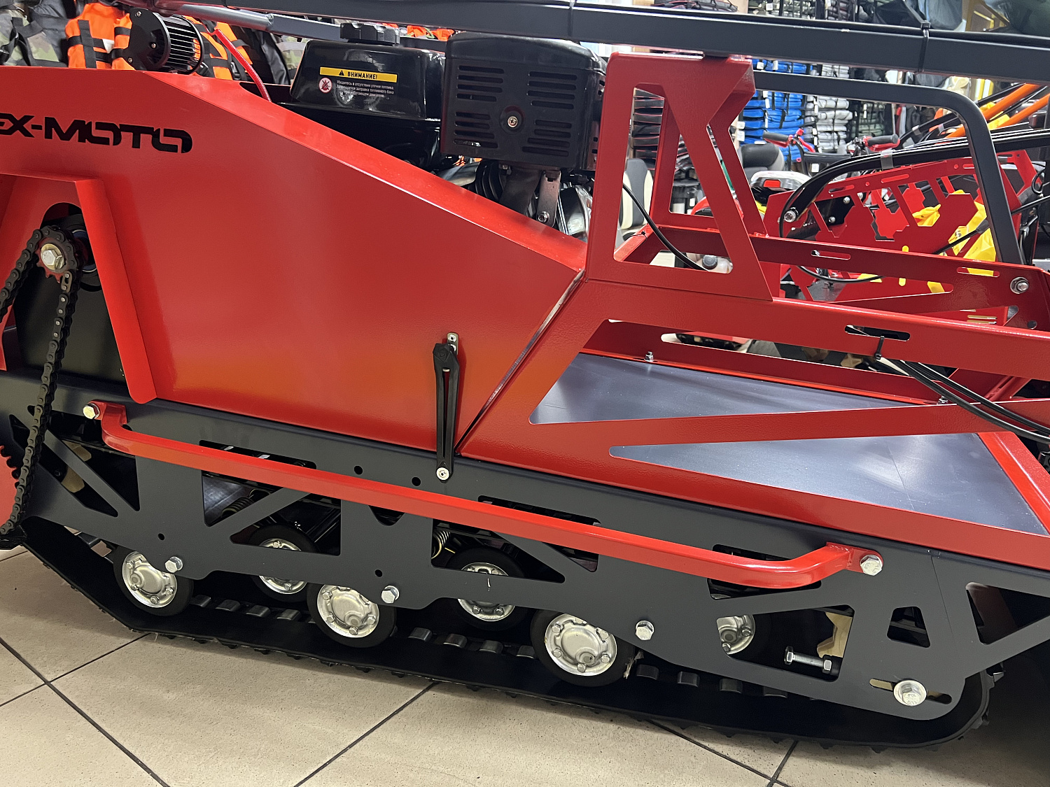 Мотобуксировщик EX-MOTO SNOWDOG S500 15л.с в Белгороде