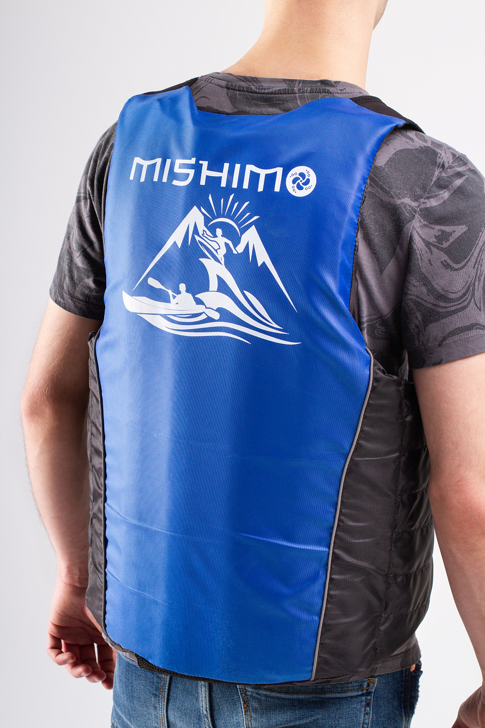 Жилет спасательный MISHIMO PRO Премиум качества Черно-синий в Белгороде