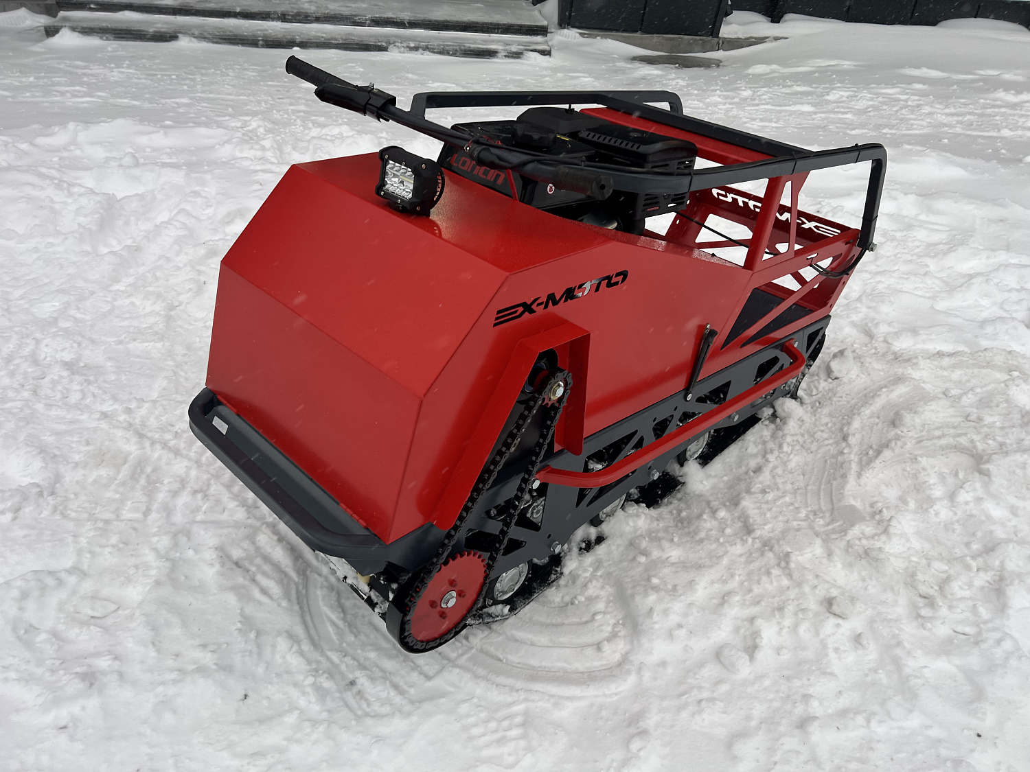 Мотобуксировщик EX-MOTO SNOWDOG S500 15л.с в Белгороде