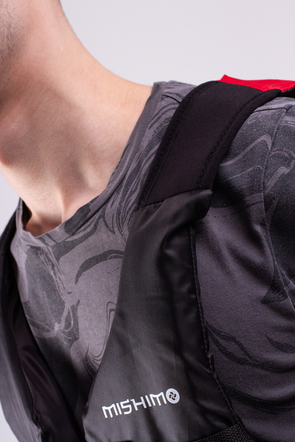 Жилет спасательный MISHIMO PRO Премиум качества Черно-красный в Белгороде